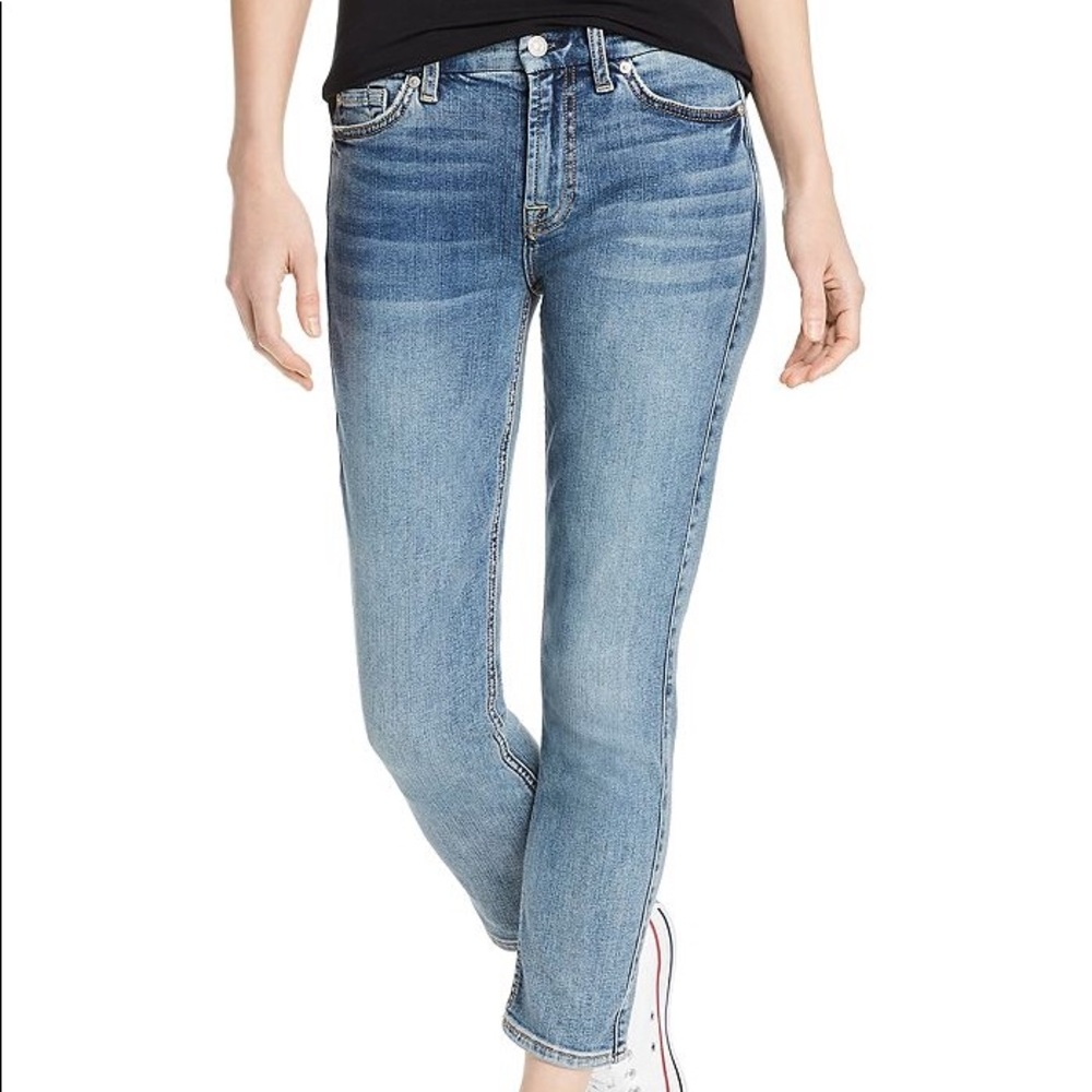 NWOT 7 For All Mankind Kimmie Crop (b)Air Jeans